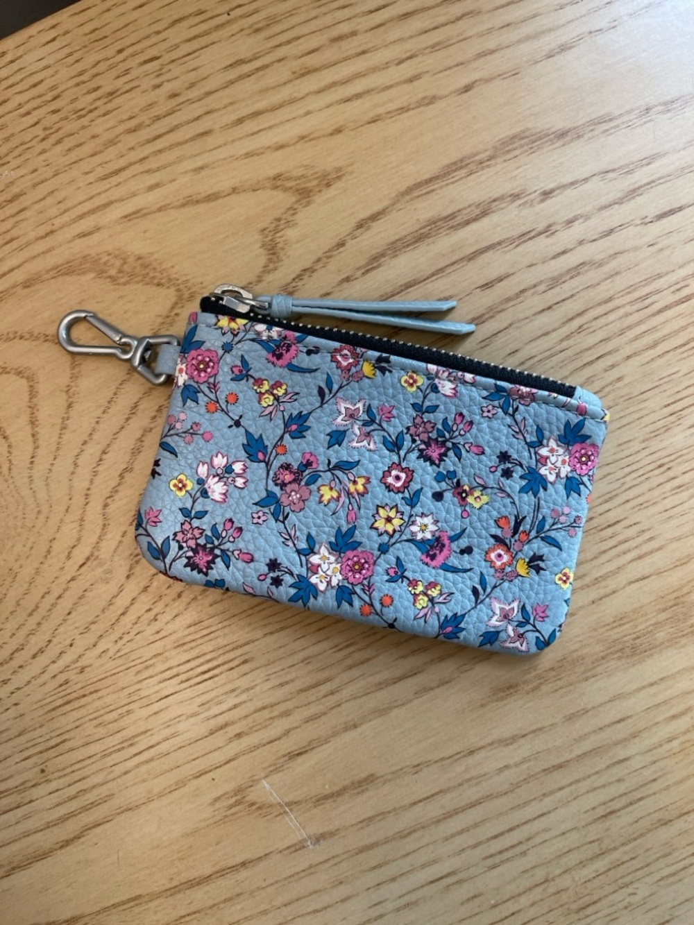 Vera Bradley Floral Printed Leather Key & Card Holder